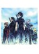 Final Fantasy Themed Wall Art Blue/Black/White 30x30cm