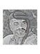 King Hussein Of Jordan MDF Wall Art Multicolour 30x30centimeter