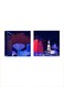 2-Pieces Riyadh City Mdf Wall Art Multicolour 30x30cm