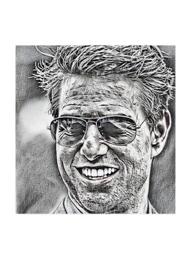 Tom Cruise MDF Wall Art Multicolour 30x30cm