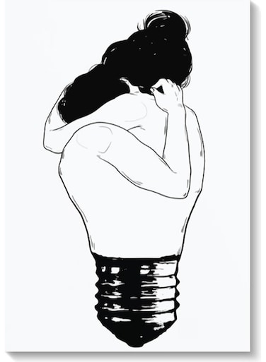 Hug Wall Art multicolour 40x60cm