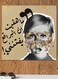Arabic Song Printed Wall Art Multicolour 30x30cm