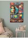 Fairoz pop Art Wall Art multicolour 40x60cm