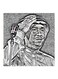 Mohammed Abdu MDF Wall Art Grey/White 30x30centimeter