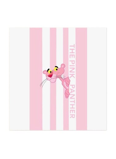 The Pink Panther MDF Wall Art Multicolour 30x30cm