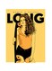 Women and Boards Long MDF Wall Art Multicolour 30 X 30cm