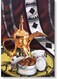 Coffee And Dates Wall Art Multicolour 40x60cm