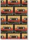 Cassettes Printed Wall Art Multicolour 40x60cm