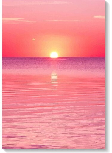 Sunset Wall Art multicolour 40x60cm