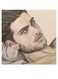 Handsome Man Themed Wall Art Beige/Grey/Black 30x30cm