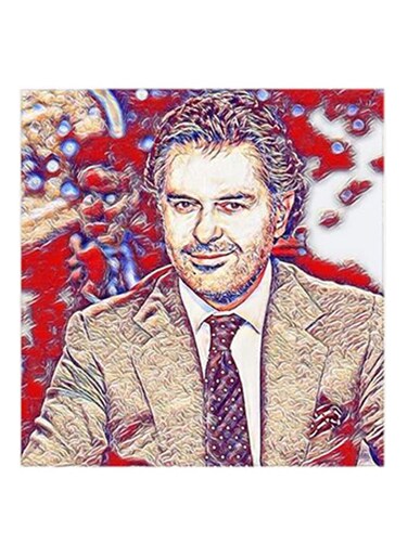 Ragheb Alama MDF Wall Art Multicolour
