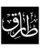 Tariq Themed Decorative Wall Art Black/White 30x30cm