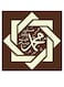 Mohammad Wall Art Brown/Beige 30x30cm