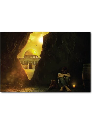 Printed Wall Art Multicolour 40x60cm