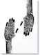 Hands Wall Art Multicolour 40x60cm