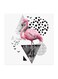 Flamingo MDF Wall Art Multicolour 30x30centimeter