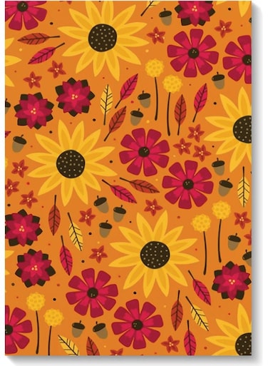 Flowers Wall Art Multicolour 40x60cm