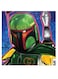 Boba Feet Star Wars Themed Wall Art Green/Blue/Red 30x30cm