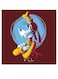 Goofy Themed Printed MDF Wall Art Brown/Blue/Yellow 30x30cm