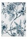 Printed Decorative Wall Art Plate Blue/White 20cm