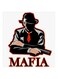 Mafia MDF Wall Art Black/Red/White 30x30cm