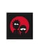 Rick And Morty Wall Art Painting Black/Red/White 30 x 30centimeter