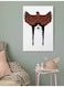 Dark Cardinal Wall Art Multicolour 40x60cm