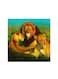 World Lion Day Mdf Wall Art Multicolour 30x30centimeter