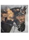 Horse Themed Wall Art Grey/Beige/Black 30x30cm