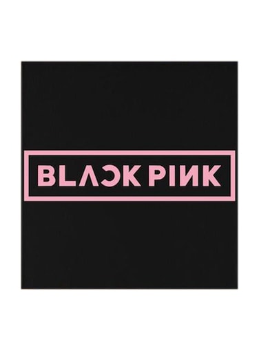 BLACKPINK MDF Wall Art Multicolour 30x30centimeter