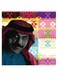Abadi Al Johar Themed Wall Art Grey/Blue/Pink 30x30cm