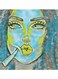 Fashion Women MDF Wall Art Multicolour 30x30cm