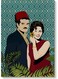 Omar Al-Sharif And Fatin Hamama Wall Art Multicolour 40x60cm