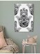 Hand Wall Art Painting Multicolour 40x60cm