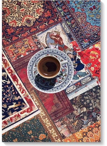 Coffee Lovers Wall Art Multicolour 40x60cm