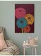 Flowers Wall Art Multicolour 40x60cm