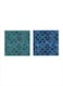 2-Pieces Luxury Mdf Wall Art Multicolour 30x30centimeter