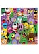 Little Monster Themed Wall Art Multicolour 30x30cm