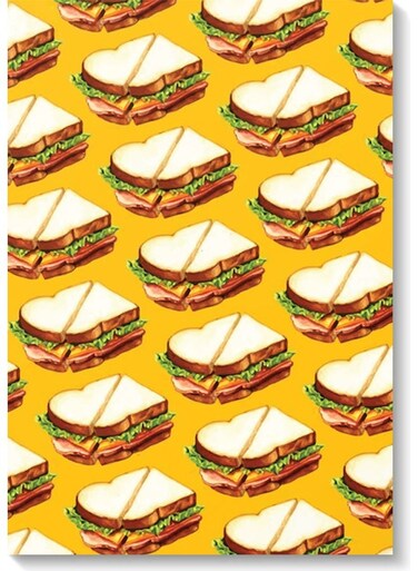 Sandwich Wall Art Painting Multicolour 40x60cm
