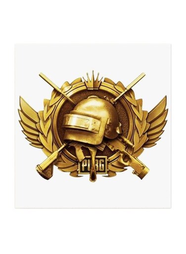 PUBG MDF Wall Art Multicolour 30x30centimeter