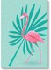 Flamingo Printed Wall Art Blue/Pink 40x60cm