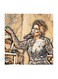 Nawal El Kuwaitia MDF Wall Art Multicolour 30x30cm