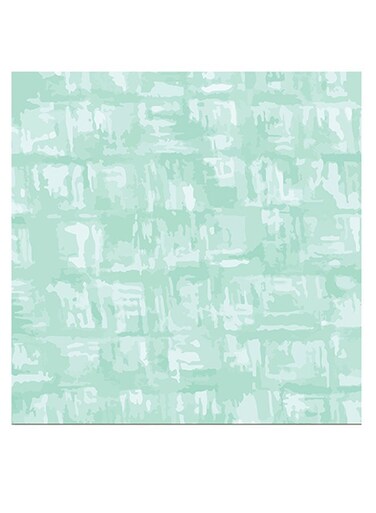 Printed Wall Art Green/White 30x30cm