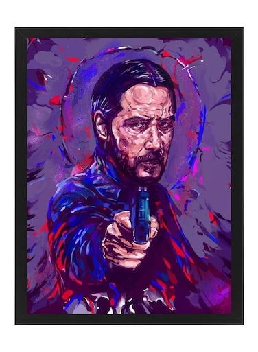 Digital Wall Art Poster Frame John Wick 30X40 cm