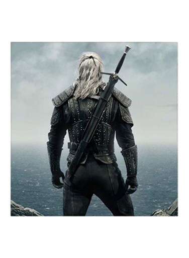 The Witcher MDF Wall Art Painting Multicolour 30x30centimeter