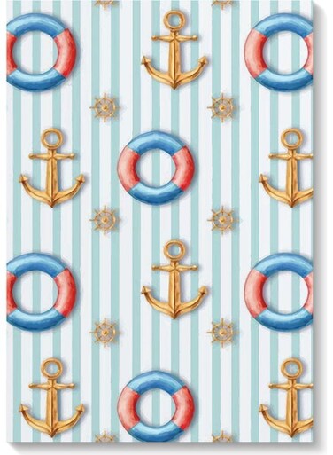 Sailors Wall Art Multicolour 40x60cm