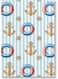 Sailors Wall Art Multicolour 40x60cm