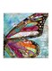 Moth MDF Wall Art Multicolour 30x30cm