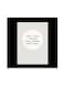 Quotes Themed Wall Art White/Black 30x30cm