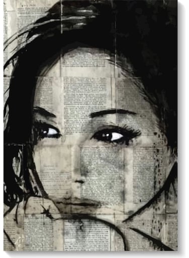 Woman Wall Art Multicolour 40x60cm